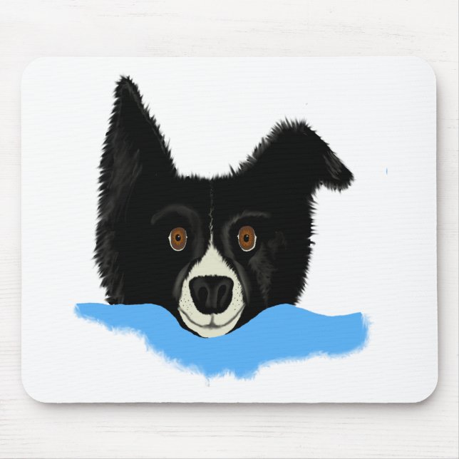 Tapis De Souris Border collie font face (Devant)