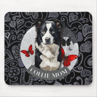 Tapis de souris Border Collie Maman – Cadeau pour