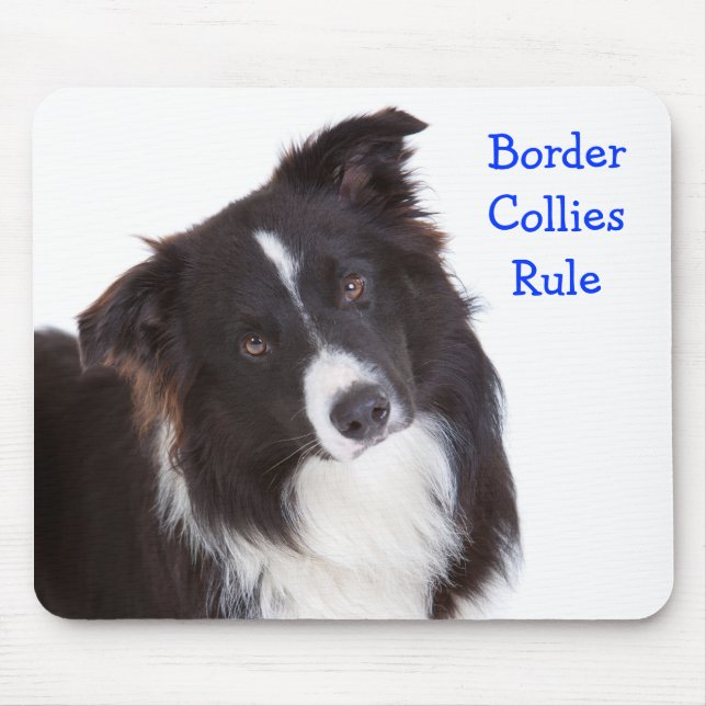Tapis de souris Border Collie règne (Devant)