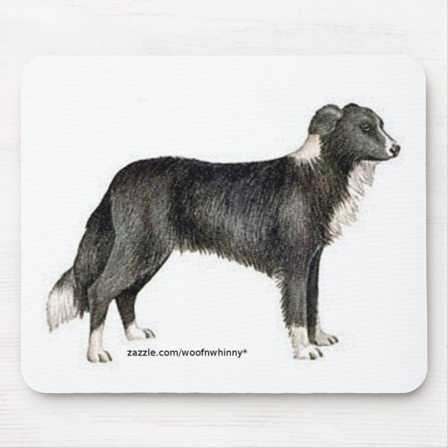 Tapis De Souris Bordure Collie (Devant)