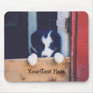 Tapis De Souris Bordure Collie Chien Chien Chien Chien Chien Chien