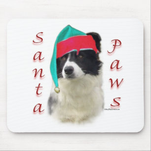 Tapis De Souris Bordure Collie Père Noël Paws