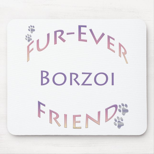 Tapis De Souris Borzoi Furever (Devant)