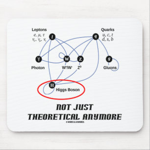 Tapis De Souris Boson de Higgs pas simplement théorique plus