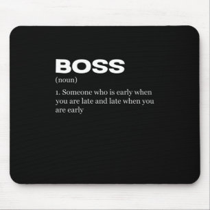 Tapis De Souris Boss Funny Définition Joyeux Boss's Day