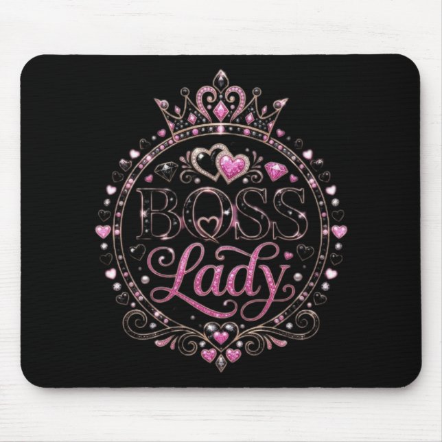 Tapis de souris Boss Lady (Devant)
