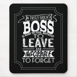 Tapis De Souris Boss Mouse Mat Un vrai grand patron