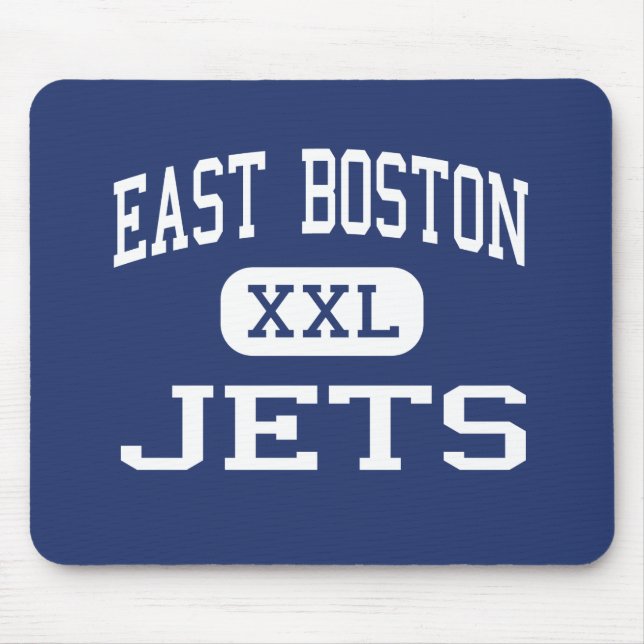 Tapis De Souris Boston est - jets - haut - Boston est (Devant)