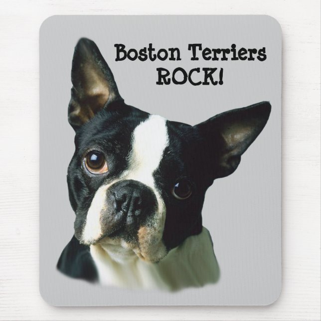 Tapis De Souris Boston Terrier Mousepad (Devant)