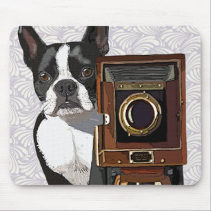 Tapis De Souris Boston Terrier Photographer 2