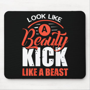 Tapis De Souris Botter Comme Une Bête, T Shirt De Kickboxing, T Sh