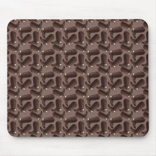 Tapis De Souris Bottes Cowboy (Devant)
