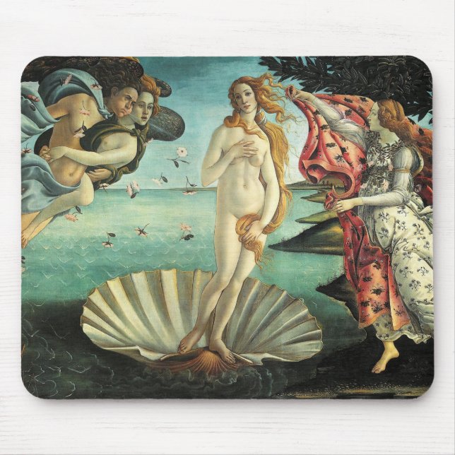 Tapis De Souris Botticelli - Naissance de Vénus (Devant)