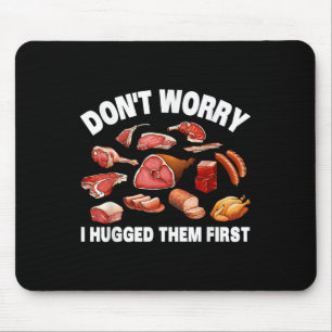 Tapis De Souris Boucher Drôle Pour Hommes Femmes Abattage Animale 