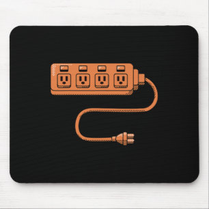 Tapis De Souris Bouchon Et Couples De Prise Électrique Hallowee