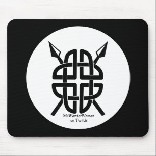 Tapis De Souris Bouclier celtique, MeWarriorWoman sur Twitch