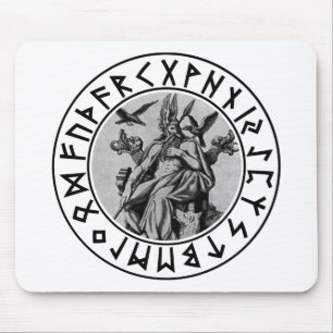 Tapis De Souris bouclier d'Odin de mousepad