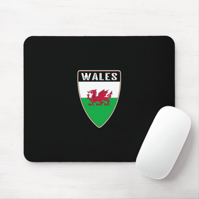 Tapis De Souris Bouclier gallois (Avec souris)