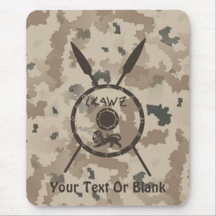 Tapis De Souris Bouclier Maccabee du désert et oreilles