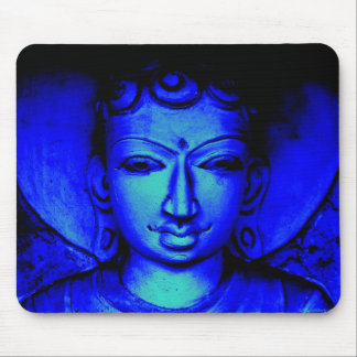 Tapis De Souris Bouddha bleu Mousepad