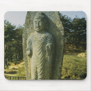 Tapis De Souris Bouddha debout à Ch'olch'on-Ni, Naju, 10ème cent