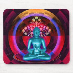Tapis De Souris Bouddha méditant Mousepad