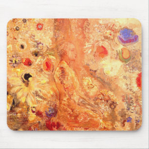 Tapis De Souris Bouddha par Odilon Redon, peintre symboliste