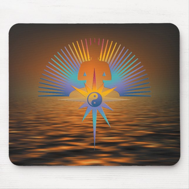 Tapis De Souris Bouddha Star 3D (Devant)