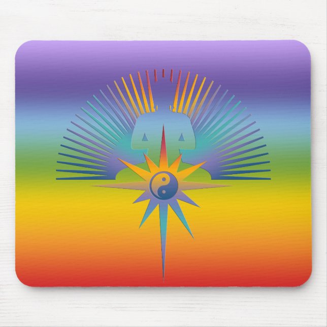Tapis De Souris Bouddha Star 3D (Devant)