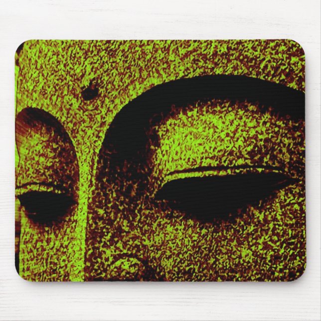 Tapis De Souris Bouddha vert Mousepad (Devant)