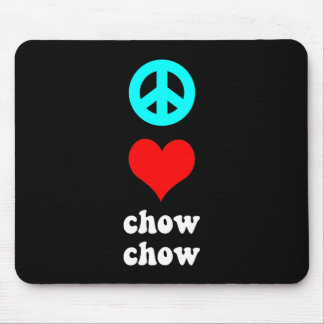 Tapis De Souris Bouffe de bouffe d'amour de paix