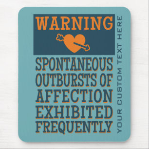 Tapis De Souris Bouffées d'affection de mousepad personnalisé