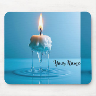 Tapis De Souris Bougie flottante élégante