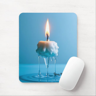 Tapis De Souris Bougie flottante élégante