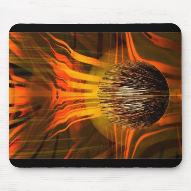 Tapis De Souris boule brûlante (Devant)
