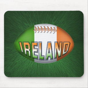 Tapis De Souris Boule de rugby de l'Irlande