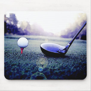 Tapis De Souris Boule et batte de golf