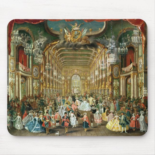 Tapis De Souris Boule masquée dans le Hoftheater, Bonn, 1754 (Devant)