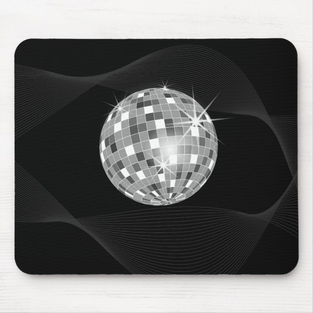 Tapis De Souris Boule super de disco (Devant)