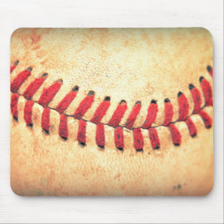 Tapis De Souris Boule vintage de base-ball