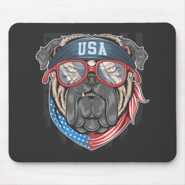 Tapis De Souris Bouledogue (Devant)