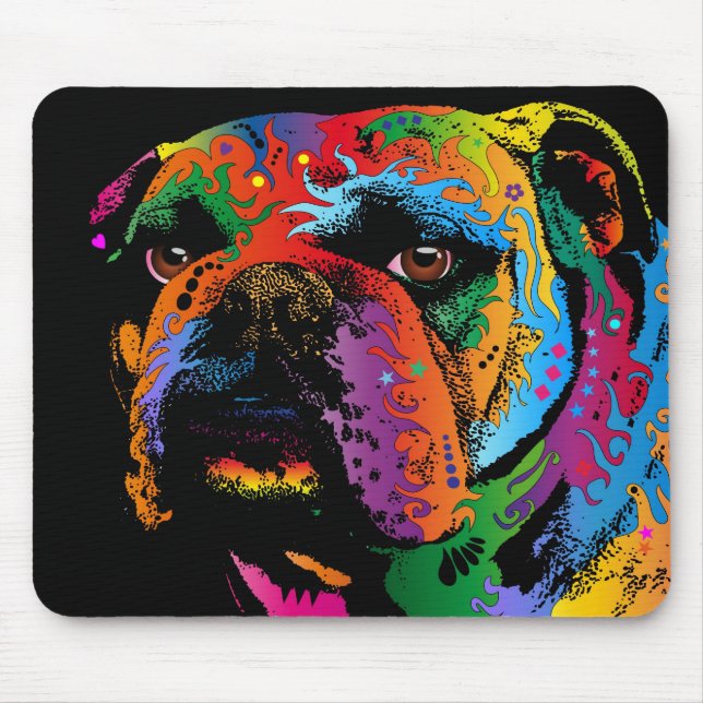 Tapis De Souris Bouledogue (Devant)