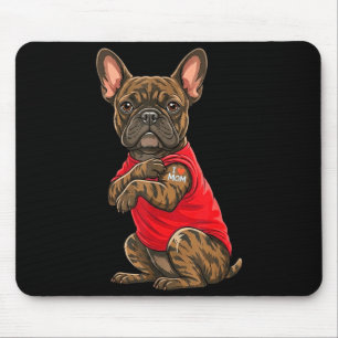 Tapis De Souris Bouledogue français avec bouledogue français tatou
