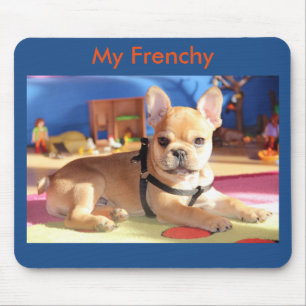 Tapis De Souris Bouledogue français chiot mignon