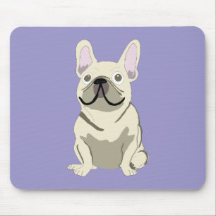 Tapis De Souris Bouledogue Français crème