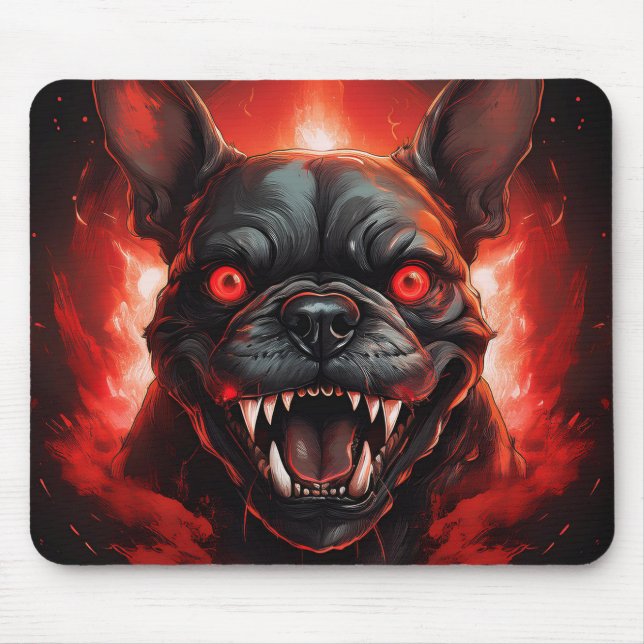 Tapis De Souris Bouledogue Français Raté (Devant)