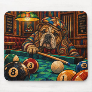 Tapis De Souris Bouledogue, Mosaïque Géométrique