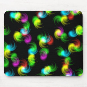 Tapis De Souris Boules arc-en-ciel Mousepad
