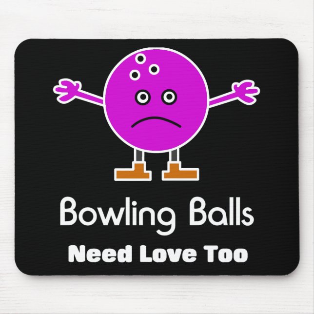 Tapis De Souris Boules de bowling (Devant)