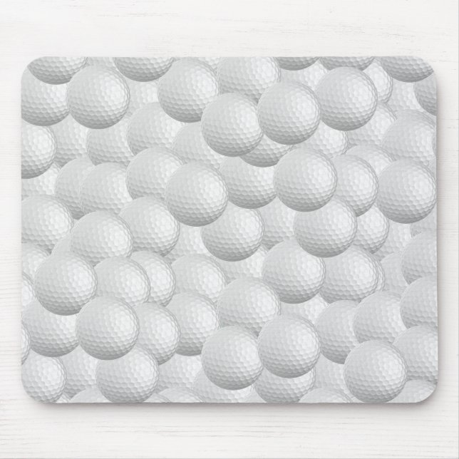 Tapis De Souris Boules de golf mousepac personnalisé (Devant)